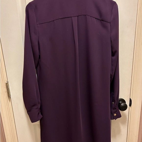 Calvin Klein Purple Button-Up Shirt Dress Sz 6 EUC!! - Picture 9 of 12